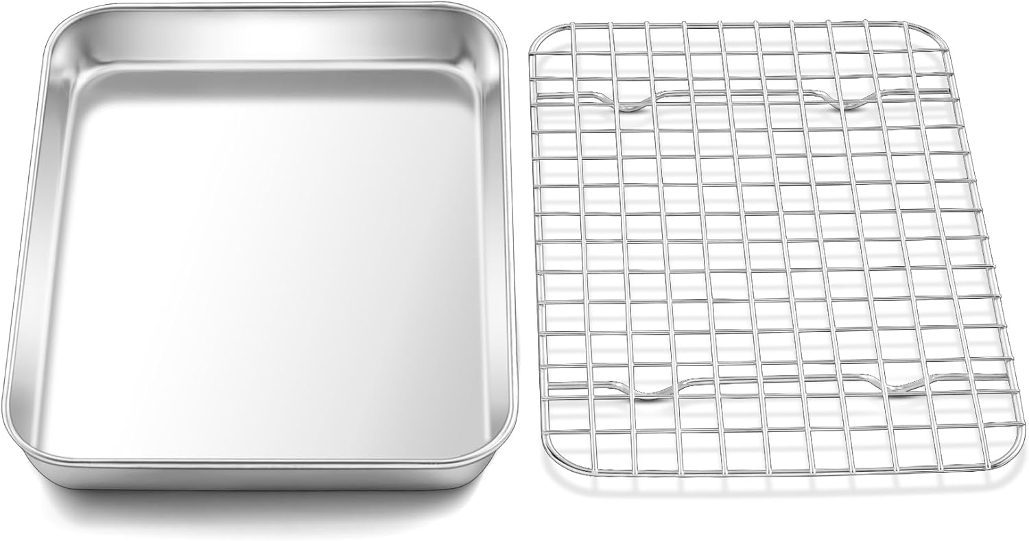 Backblech mit Abkühlgitter klein