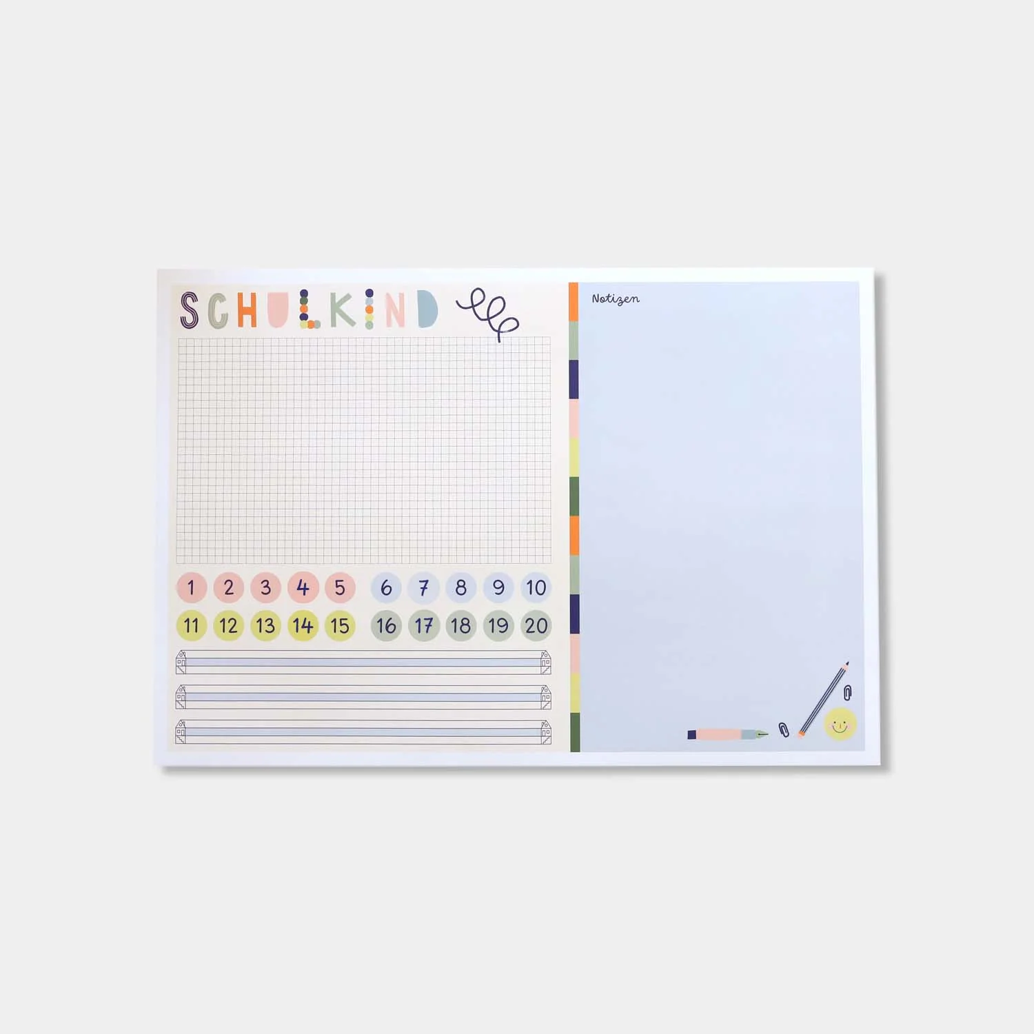 Schreibtischunterlage „Schulkind“