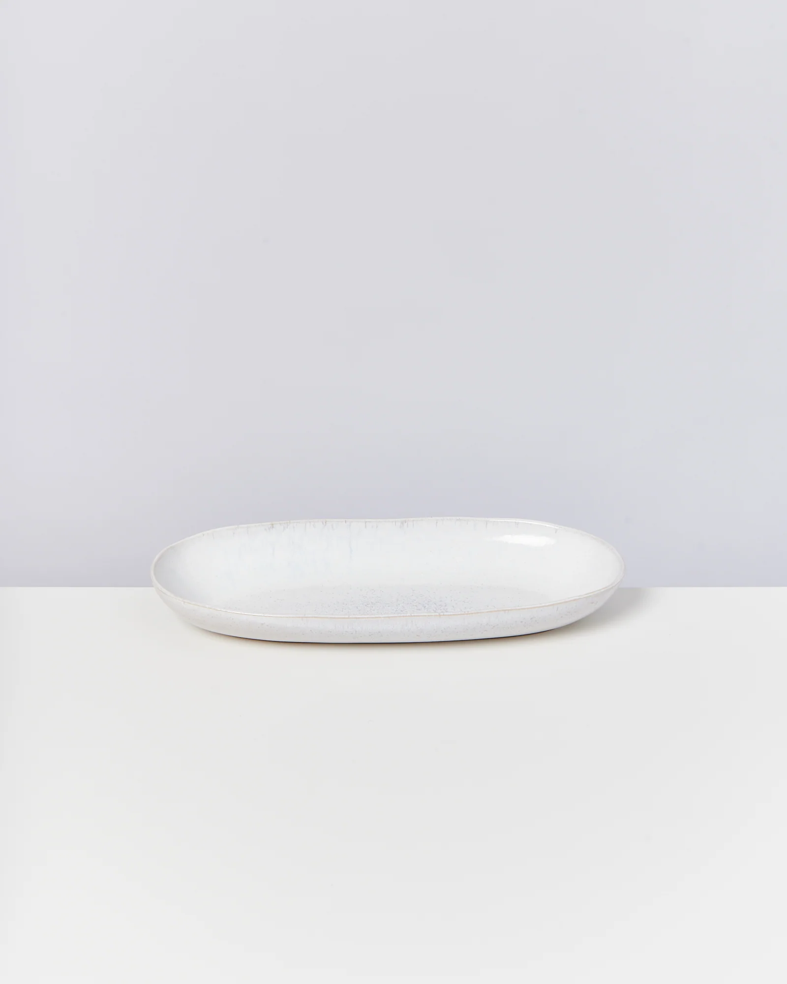 Areia Servierplatte L weiß
