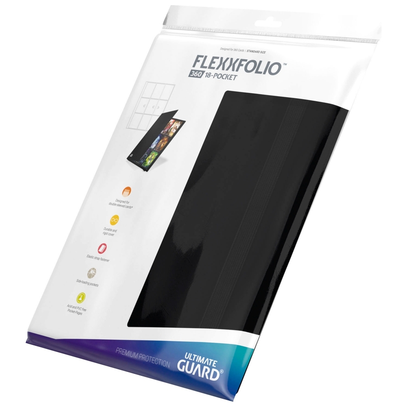 Ultimate Guard Sammelalbum Flexfolio für 360 Sammelkarten schwarz
