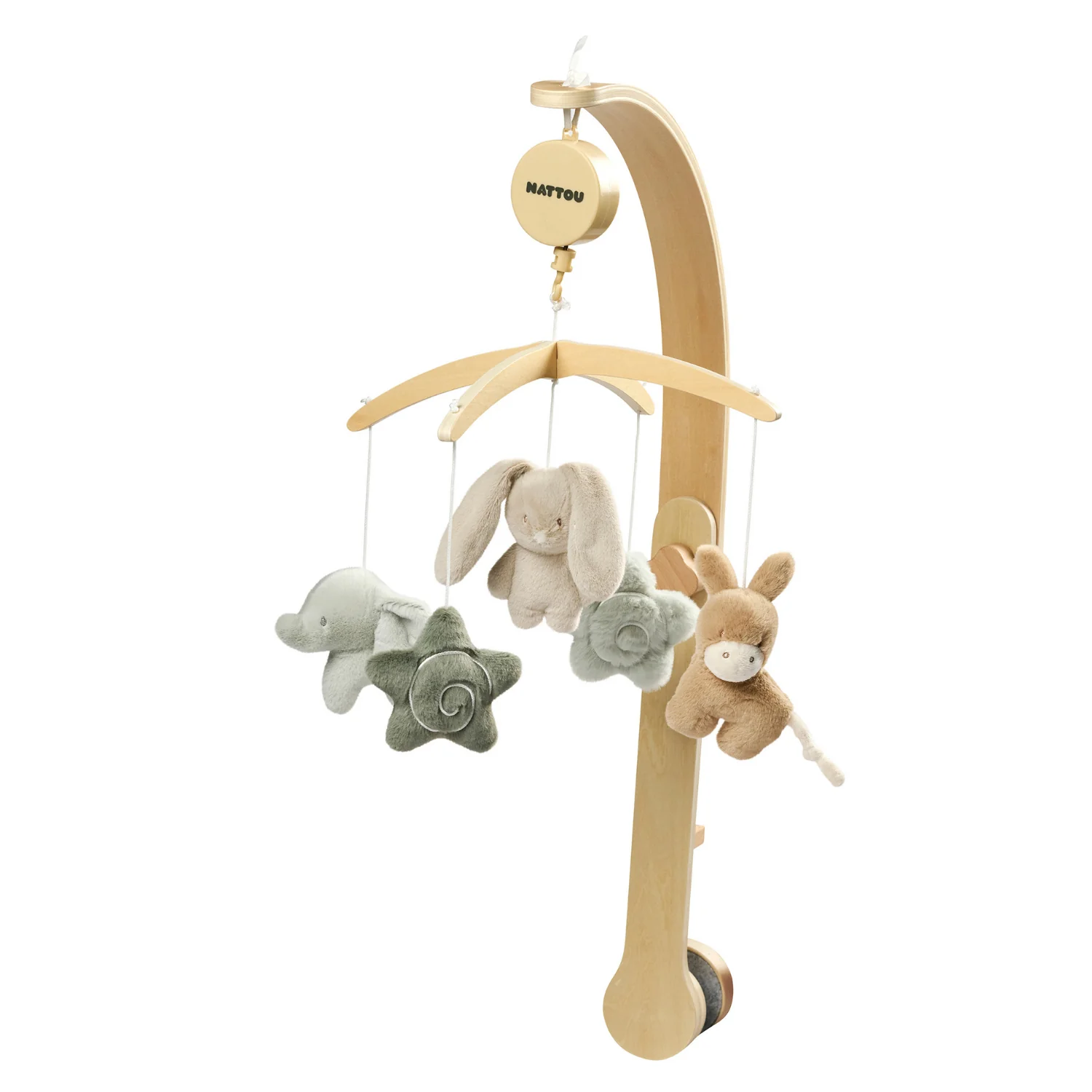LouLou Musical Mobile - 50 x 40 x 74 cm - Soft Colours