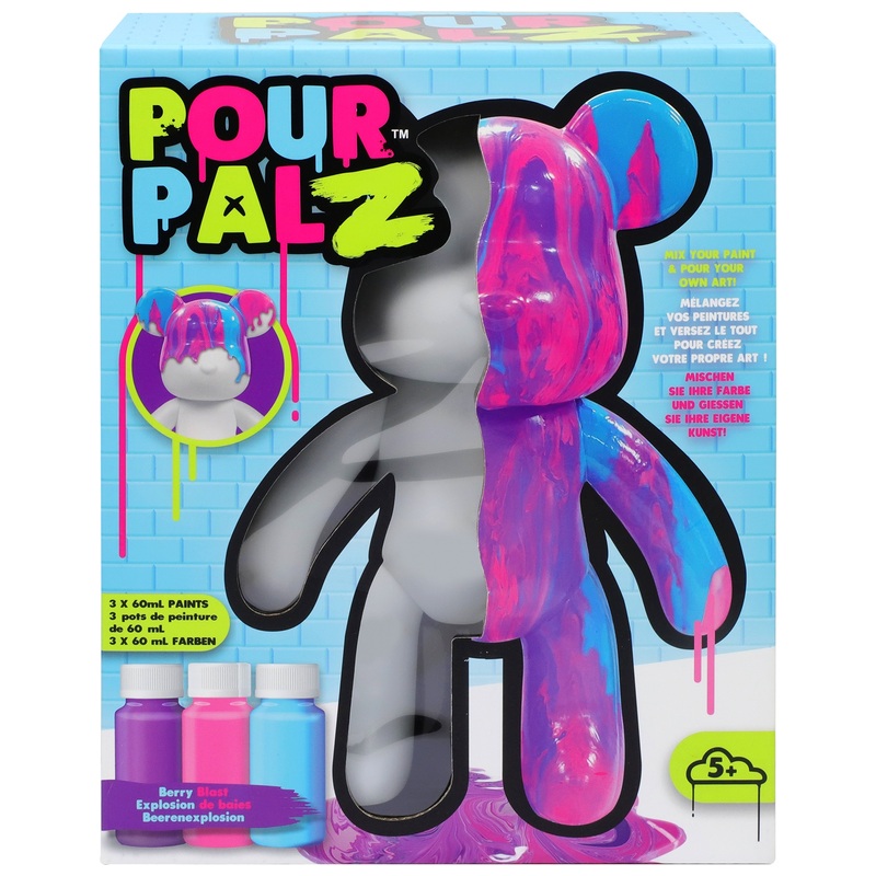 Pour Palz DIY Pouring Set Berry Blast Bär