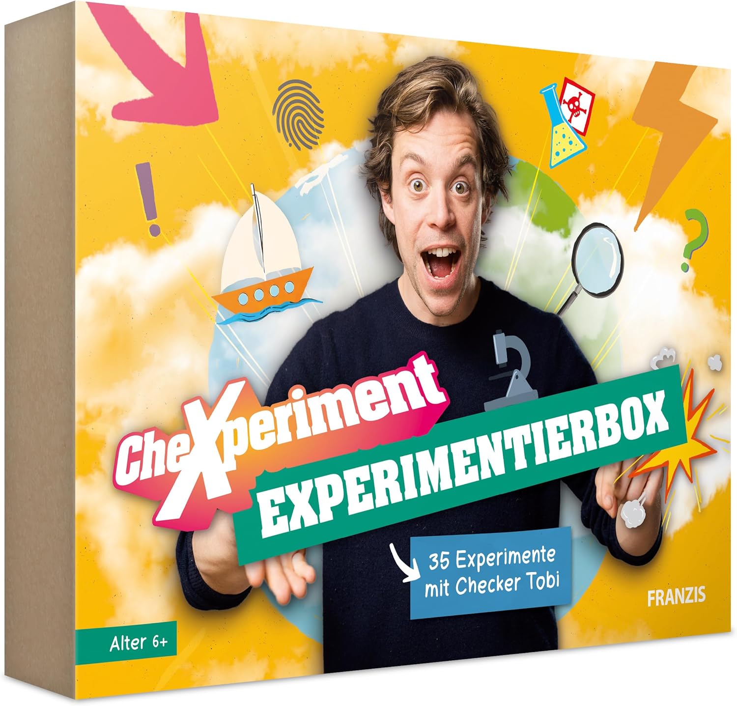 Experimentierbox mit Checker Tobi