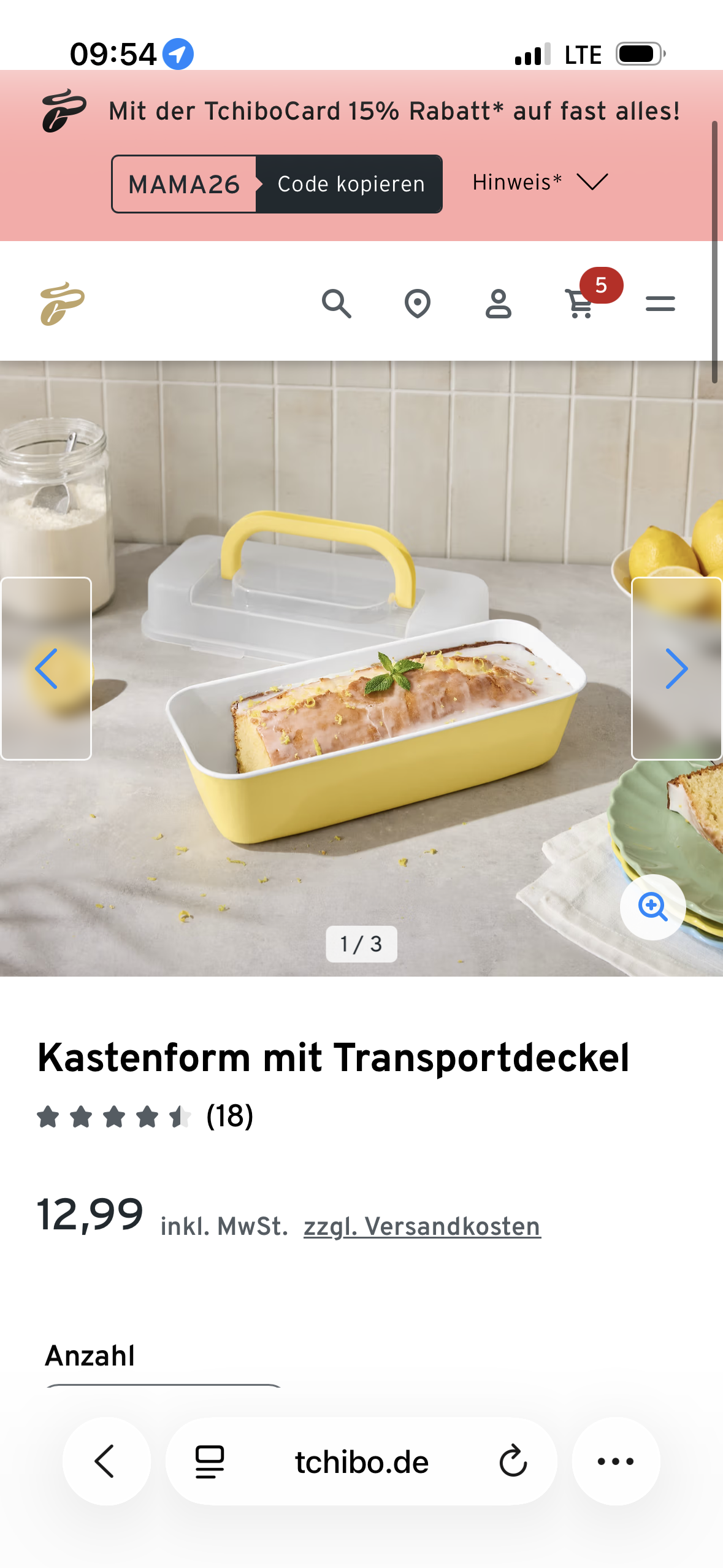 Kastenform mit Transportdeckel